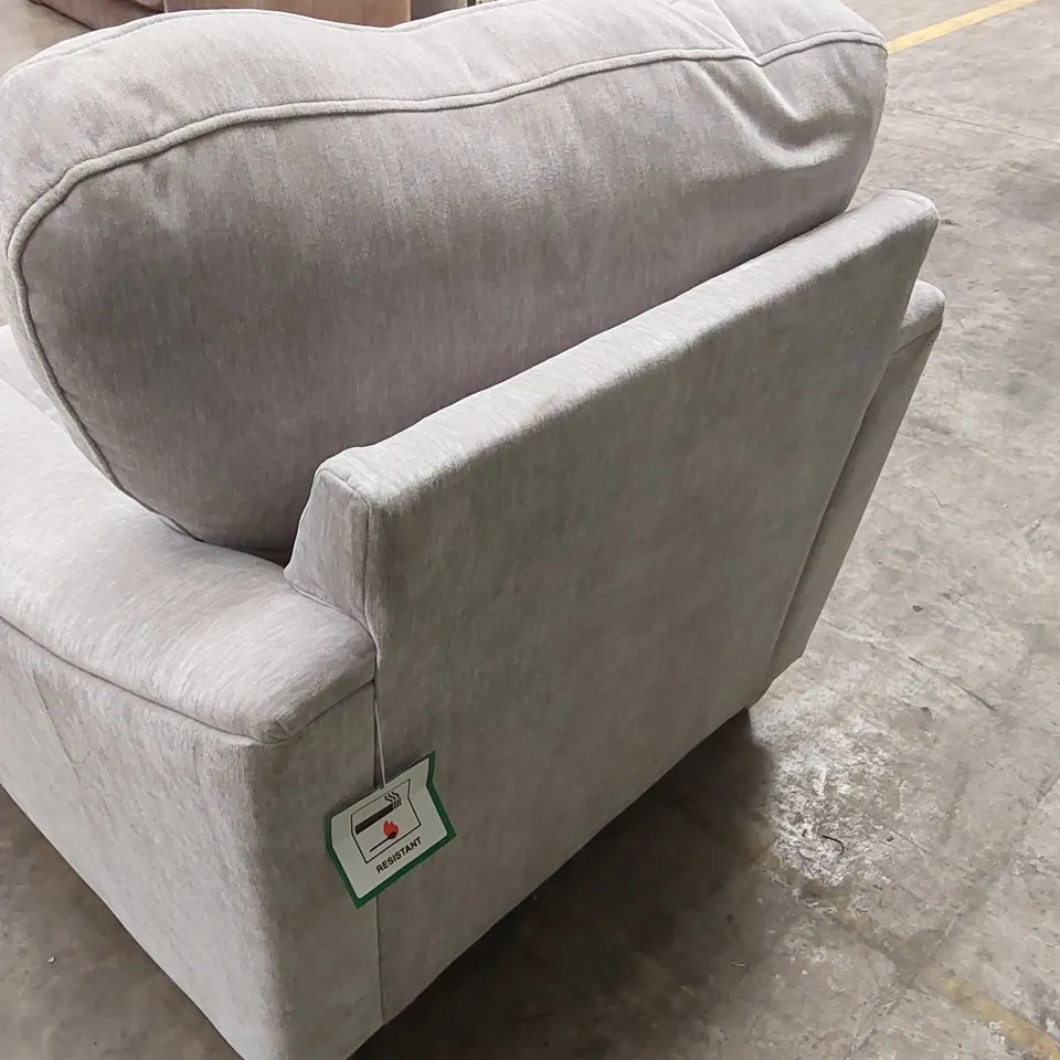 MILLIE FABRIC ARMCHAIR - SILVER RRP £849