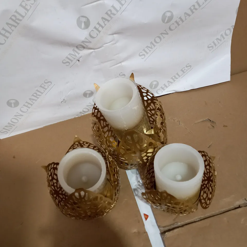 ALISON CORK SET OF CANDLE HOLDERS