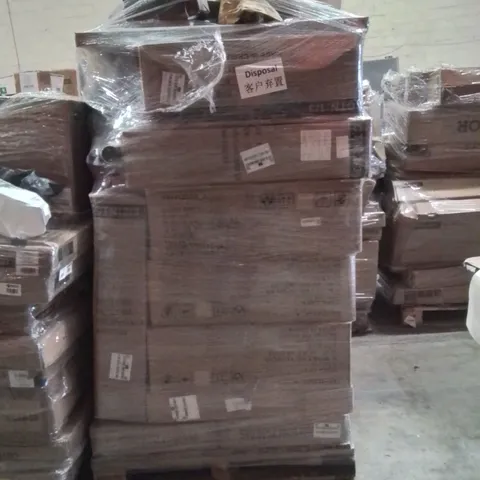 PALLET OF ASSORTED HOUSEHOLD GOODS AND PRODUCTS TO INCLUDE;SOFA,COFFEE BEAN GRINDER,UTENSIL POT