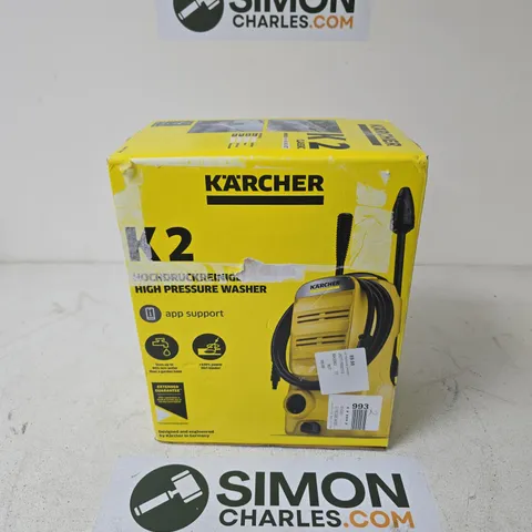 BOXED KARCHER K2 HIGH PRESSUER WASHER