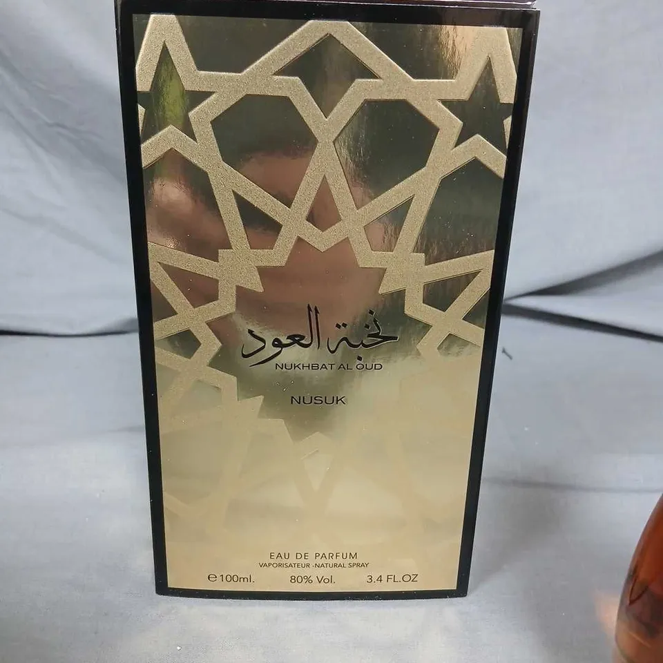 SIX BOXED NUKHBAT AL OUD EAU DE PARFUM 100ML – NUSUK