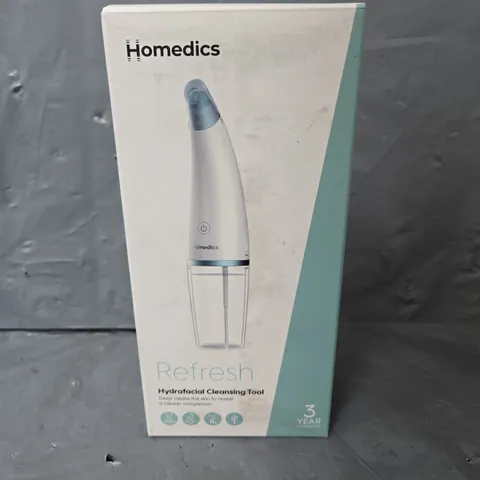 BOXED HOMEDICS REFRESH HYDRAFACIAL CLEANSING TOOL