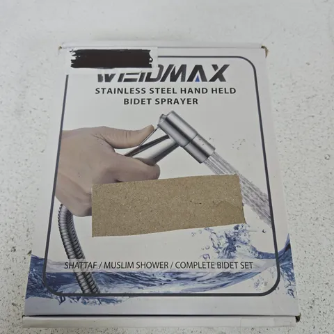 WEIDMAX STAINLESS STEEL HAND HELD BIDET SPRAYER 
