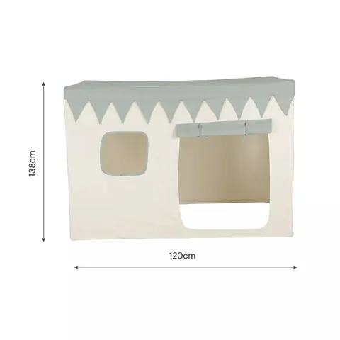 BOXED CUDDLECO PLAY HOUSE WITH BUNTING - SEA SALT