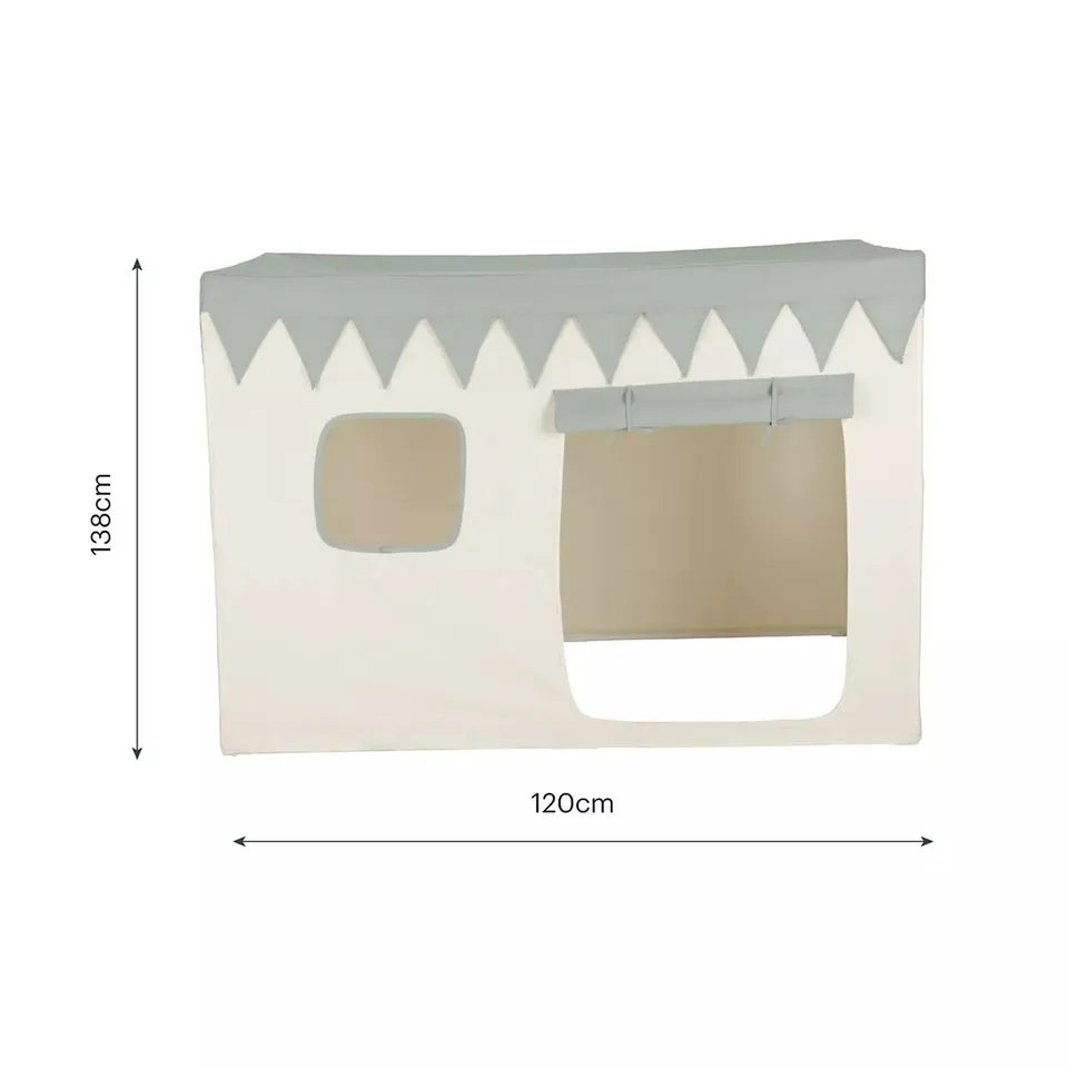 BOXED CUDDLECO PLAY HOUSE WITH BUNTING - SEA SALT
