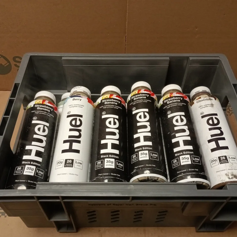 APPROXIMATELY 16 ASSORTED HUEL DRINKS IN VARIOUS FLAVOURS 