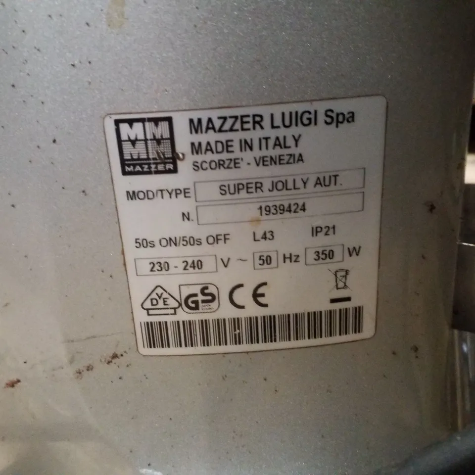 MAZZER LUIGI COMMERCIAL COFFEE GRINDER