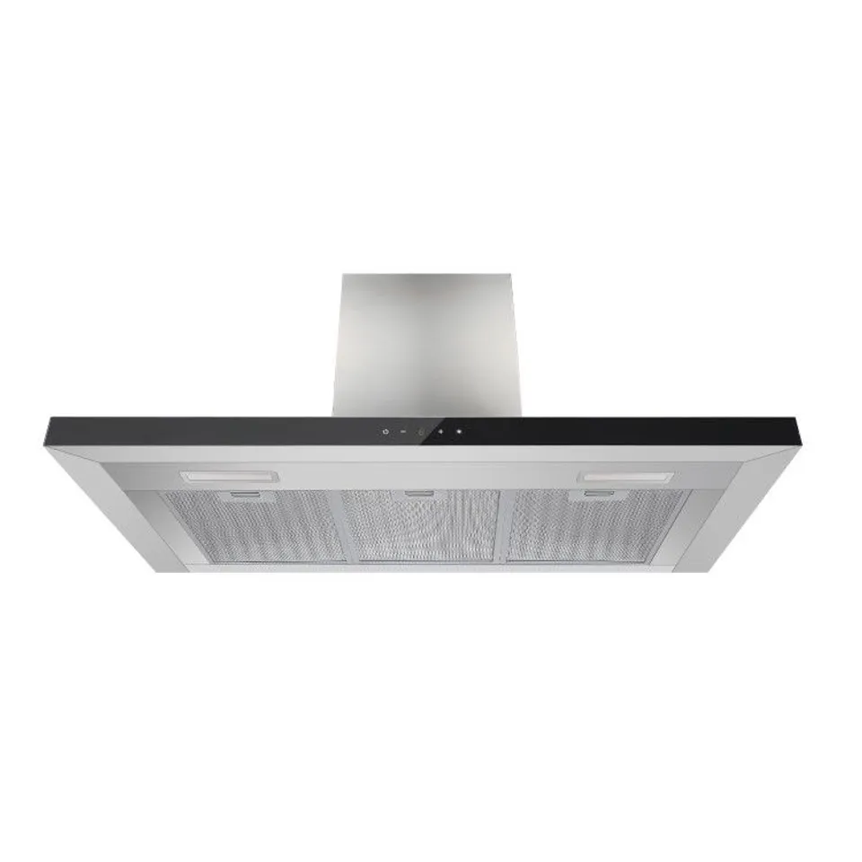 BOXED ELECTRIQ 90CM SLIMLINE CHIMNEY COOKER HOOD - STAINLESS STEEL 