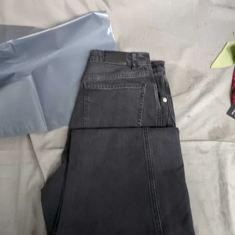 MINT VELVET WASHED BLACK TAPERED JEANS – UK 12L (EU 40, US 8) LONG