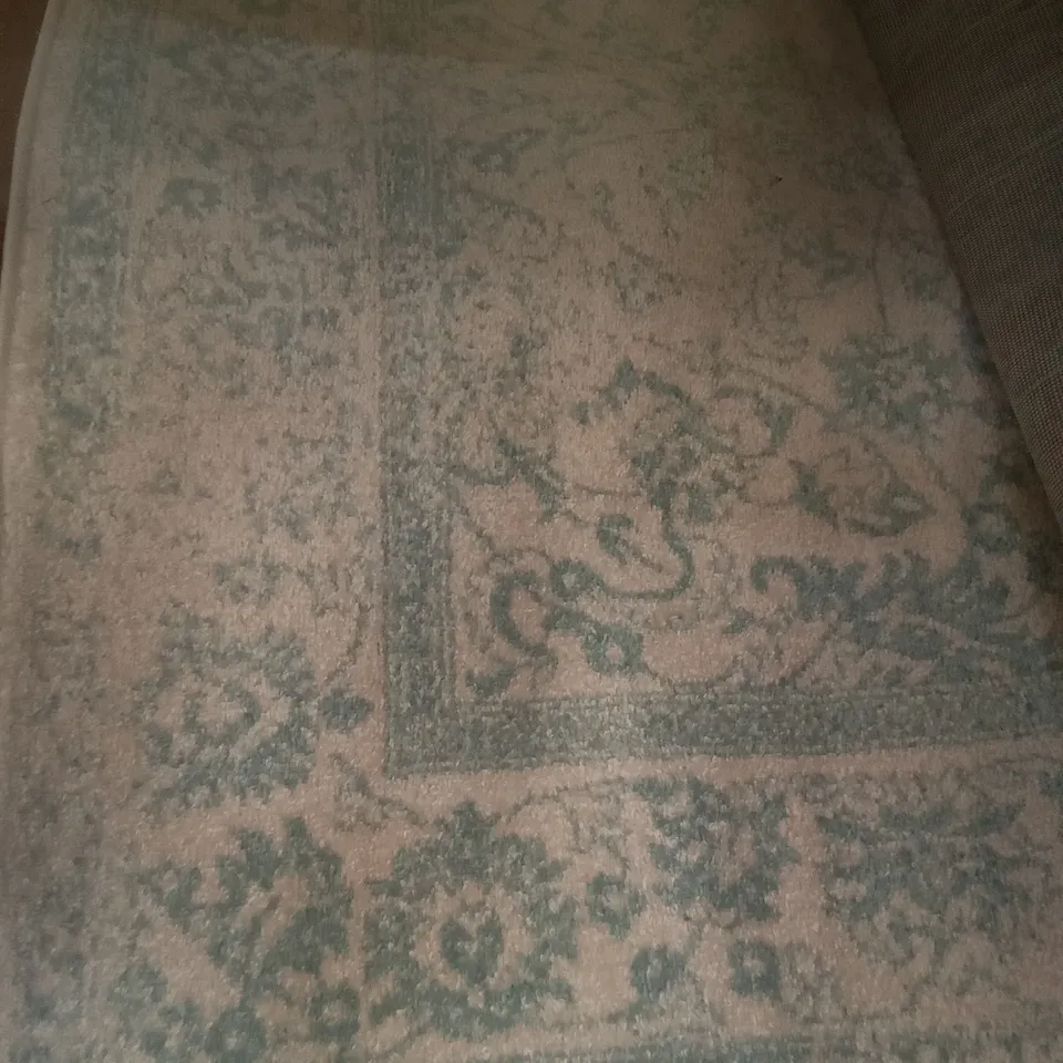 STROMSBURG POWER LOOM IVORY/ LIGHT BLUE RUG 160X230CM