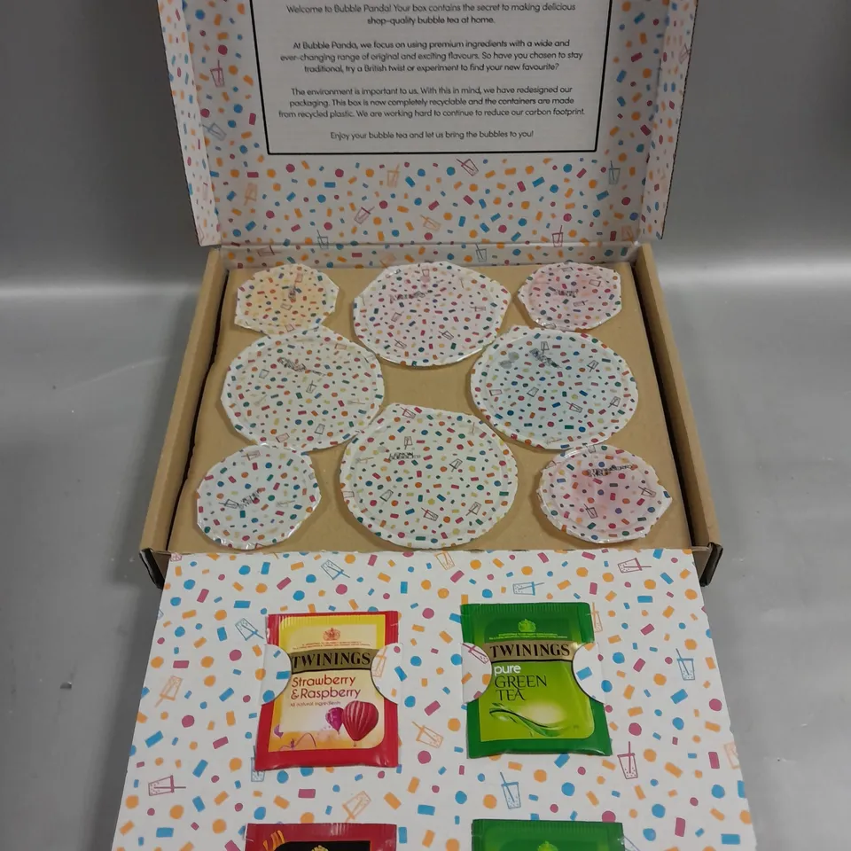 BOXED BUBBLE PANDA BUBBLE TEA SELECTION BOX