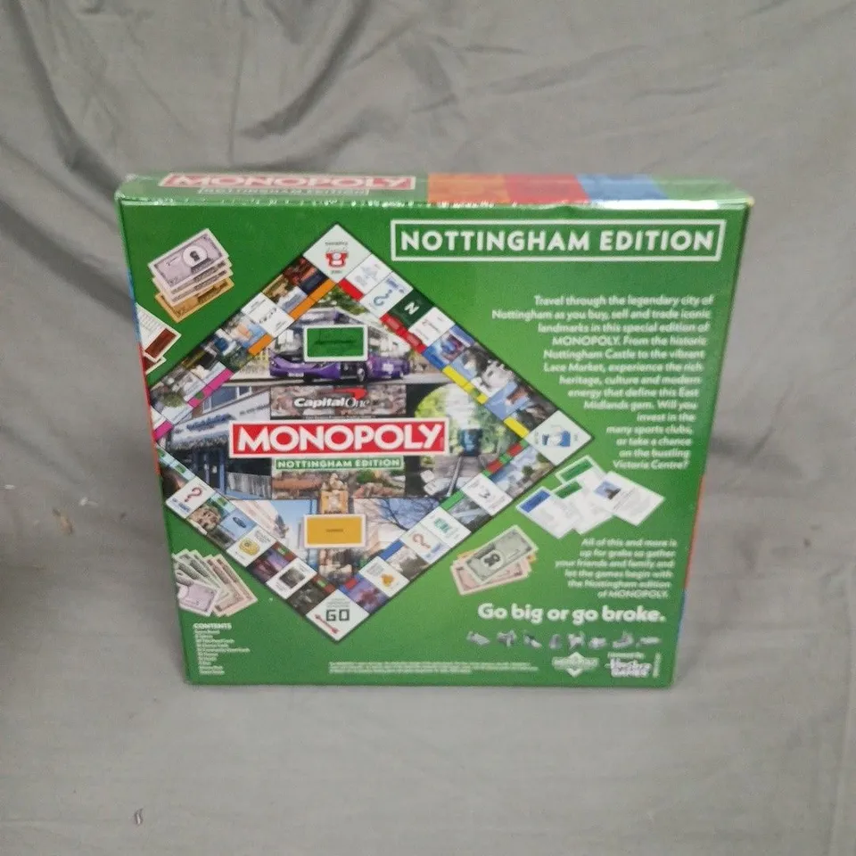 SEALED MONOPOLY NOTTINGHAM EDITION BOARD GAME
