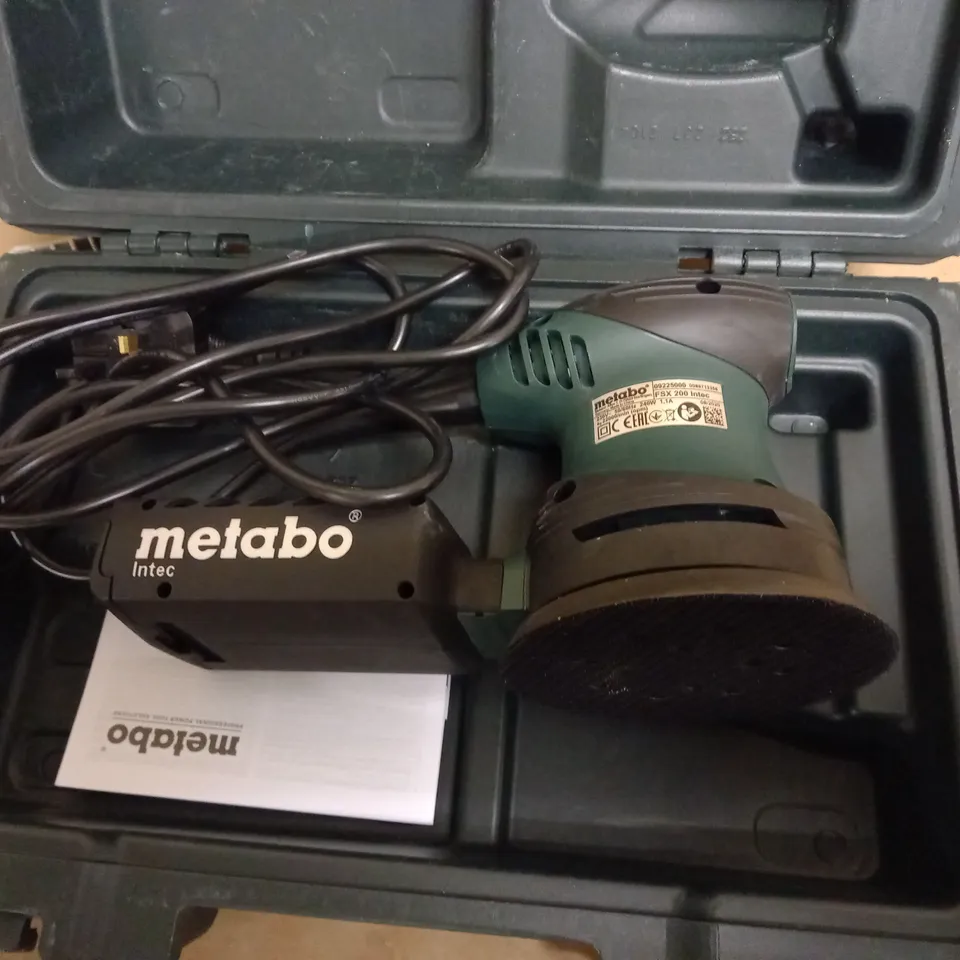 Metabo Fsx 200 Intec Random Orbital Sander 
