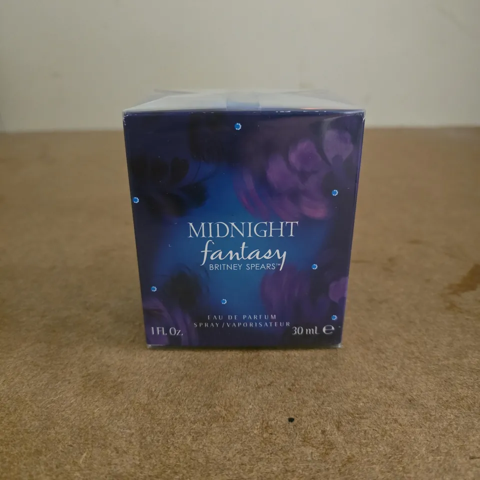 BOXED AND SEALED BRITNEY SPEARS MIDNIGHT FANTASY EAU DE PARFUM - 30ML