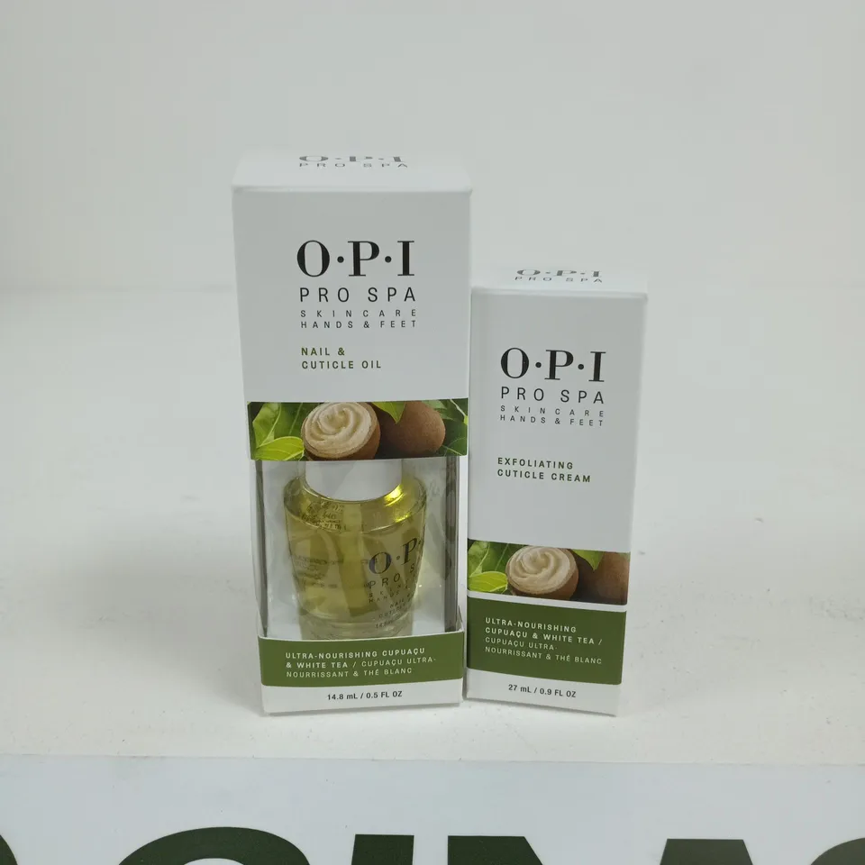 OPI 2 PIECE PRO SPA CUTICLE CARE COLLECTION 