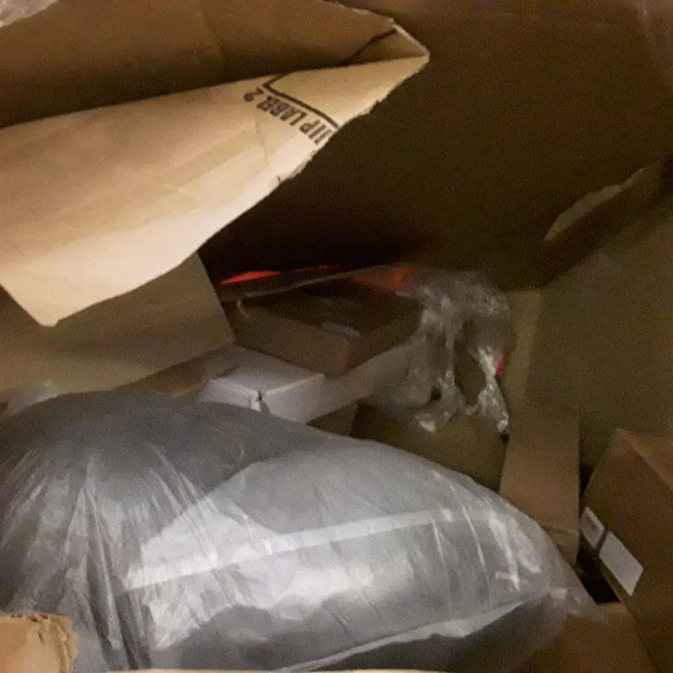 PALLET OF ASSORTED PRODUCTS INCLUDING CHRISTMAS TREE, CLOTHES RACK, TORQUE WRENCH, RGB FLOOR LAMP, PIZZA PEEL