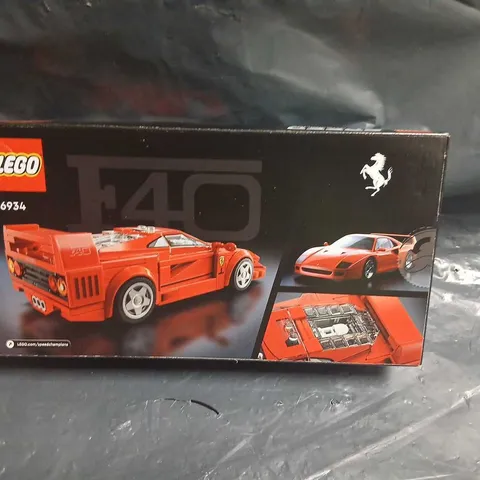 BOXED LEGO SPEED CHAMPIONS 76934 FERRARI F40
