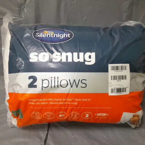 SILENTNIGHT SO SNUG 2 PILLOWS