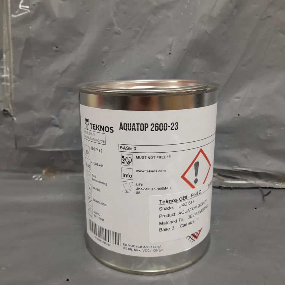 TEKNOS 1L DEEP EMERALD PAINT 