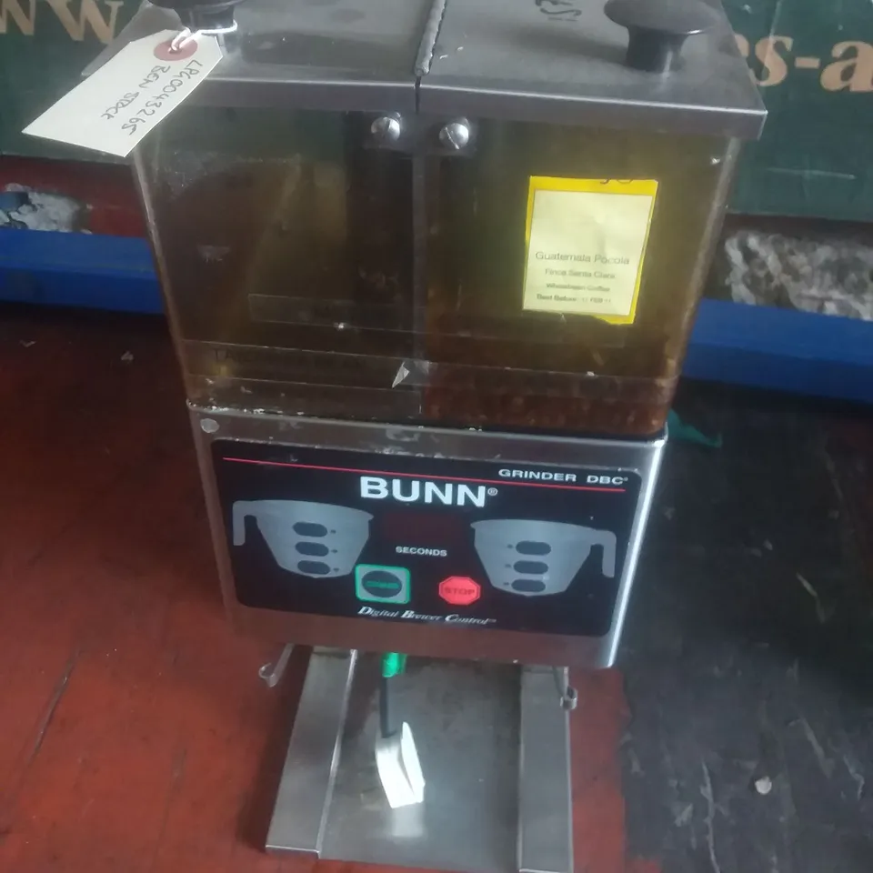 BUNN DIGITAL BREWER CONTROL GRINDER LPG0043265