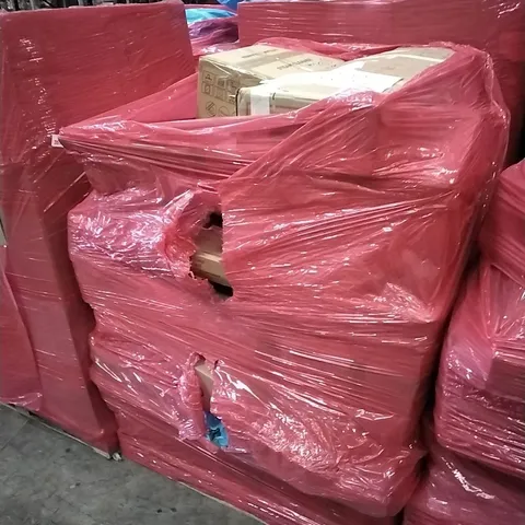 PALLET OF ASSORTED HOUSEHOLD GOODS AND PRODUCTS TO INCLUDE; CLOTHES DRYER RACK, STEAM CLEANER, BOXED FURNITURE ETC 