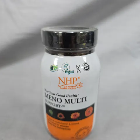 NHP MENO MULTI MENOPAUSE MULTIVITAMIN SUPPLEMENT – VEGAN - 60 CAPSULES