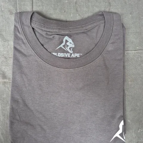 XPLOSIVE APE LONG SLEEVE TOP IN GREY SIZE LARGE