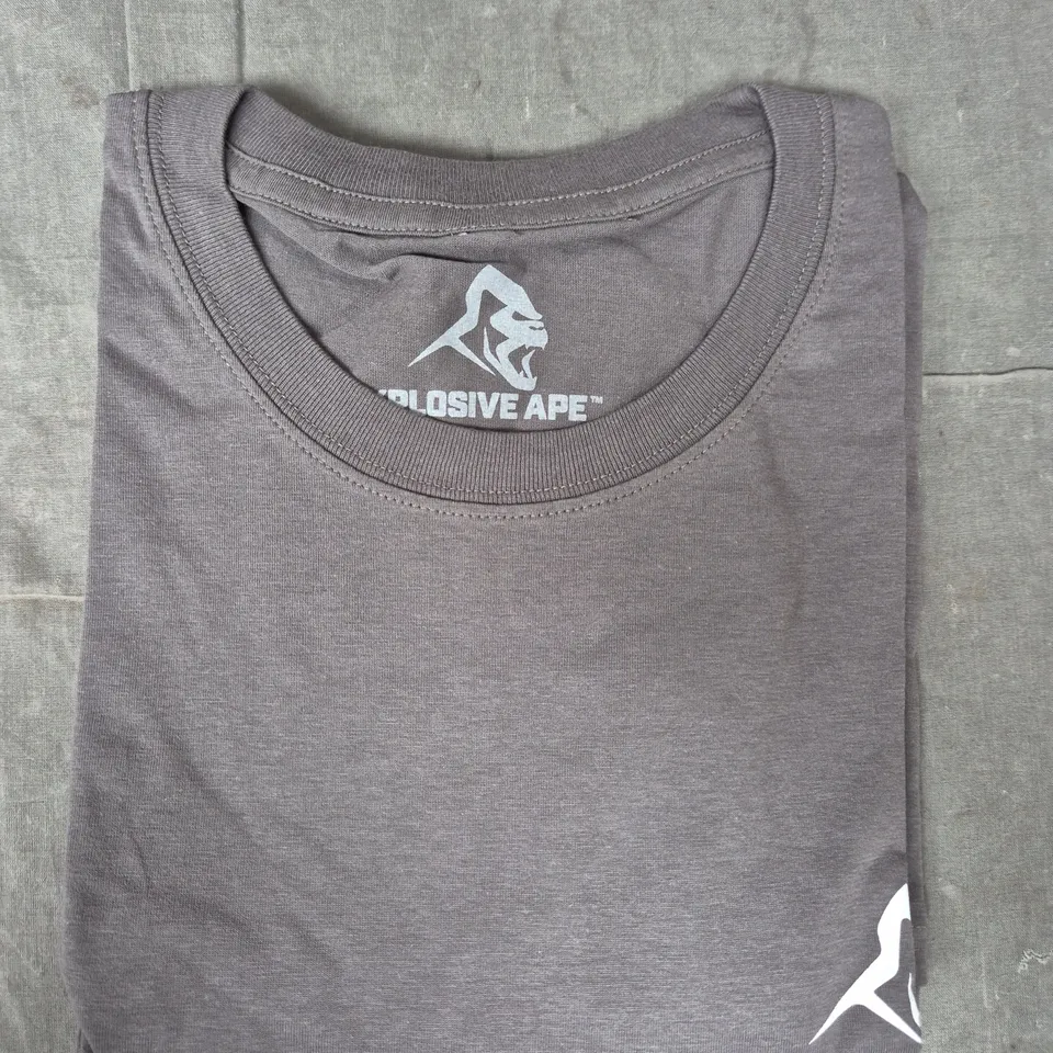XPLOSIVE APE LONG SLEEVE TOP IN GREY SIZE LARGE
