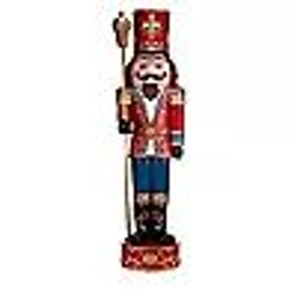 FESTIVE PRE LIT 5FT NOSTALGIC INDOOR OUTDOOR NUTCRACKER