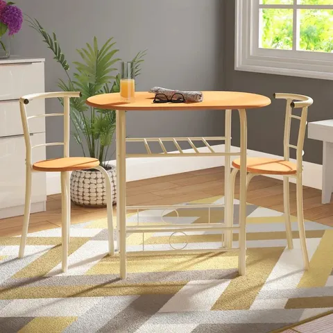BOXED ELAM 2-PERSON DINING SET (1 BOX)