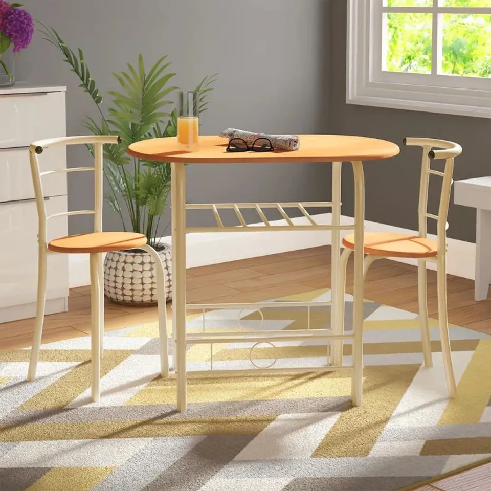 BOXED ELAM 2-PERSON DINING SET (1 BOX)