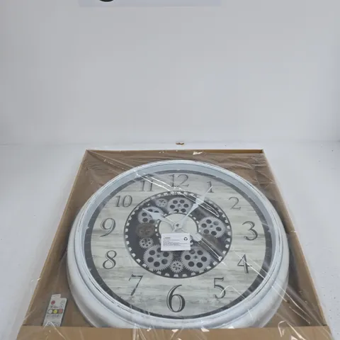 INDUSTRIAL GEAR ROUND WALL CLOCK