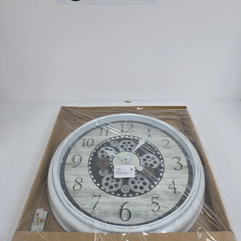 INDUSTRIAL GEAR ROUND WALL CLOCK 