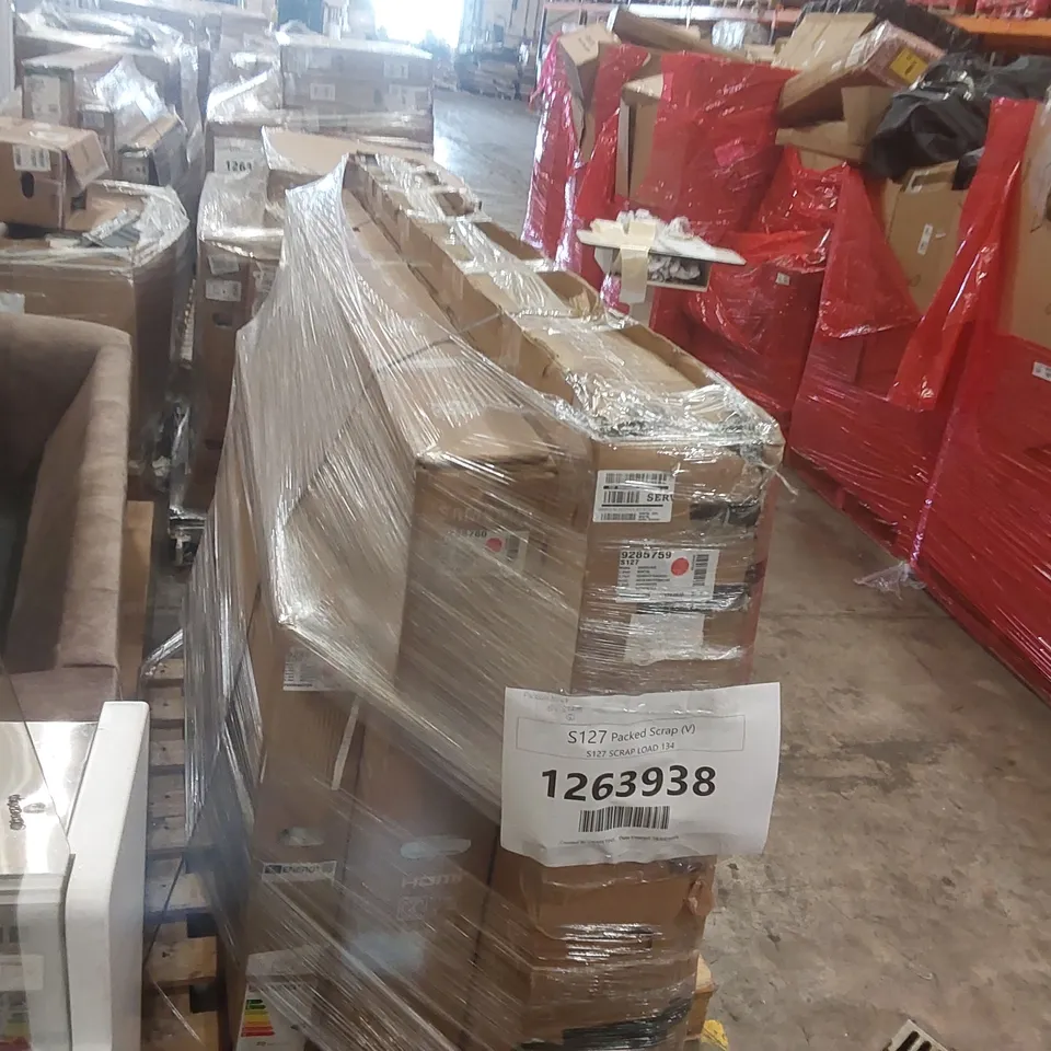 PALLET CONTAINING ASSORTED DAMAGED TVs