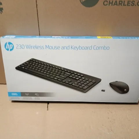 BOXED HP 230 WIRELESS MOUSE AND KEYBOARD COMBO