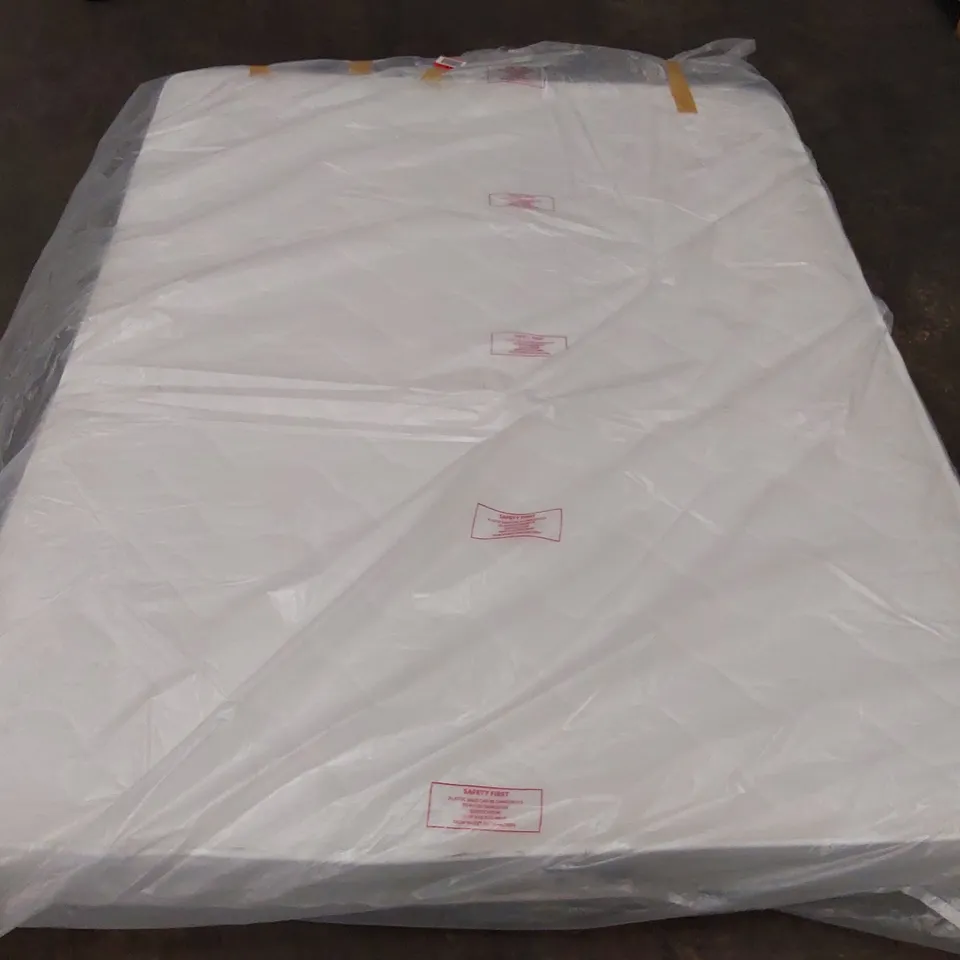 QUALITY BAGGED 5FT KING OPEN COIL SPRING MEMORY MATTRESS 