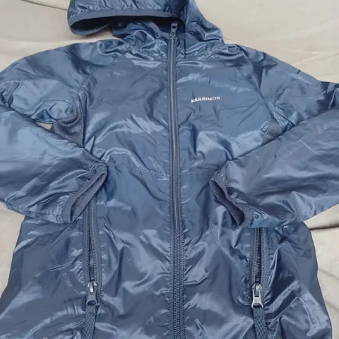 KARRIMOR LIGHTWEIGHT JACKET, NAVY BLUE - UK SIZE 7-8 YEARS