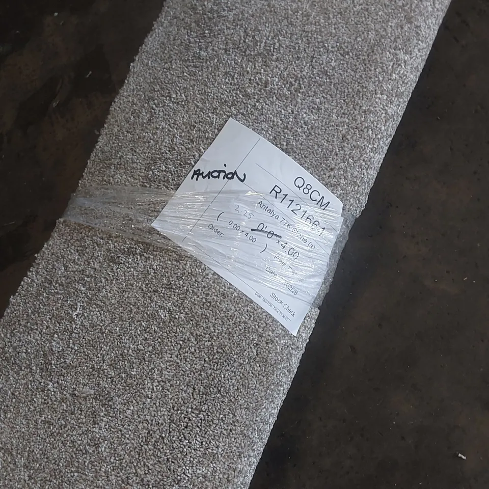 ROLL OF QUALITY ANTALYA STONE CARPET - APPROXIMATELY 2.25 x 4m