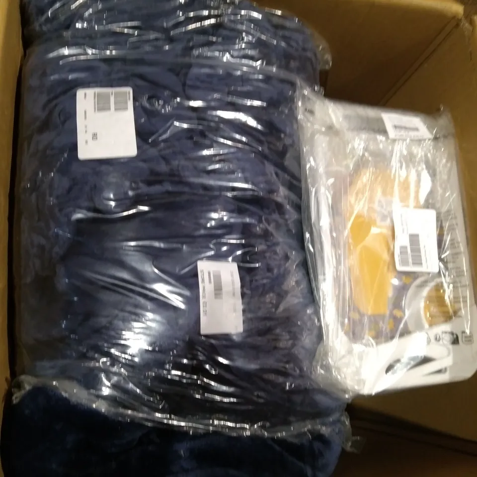 LARGE QUANTITY OF ASSORTED PRODUCTS TO INCLUDE; BEDDING, CLOTHING AND SHOES