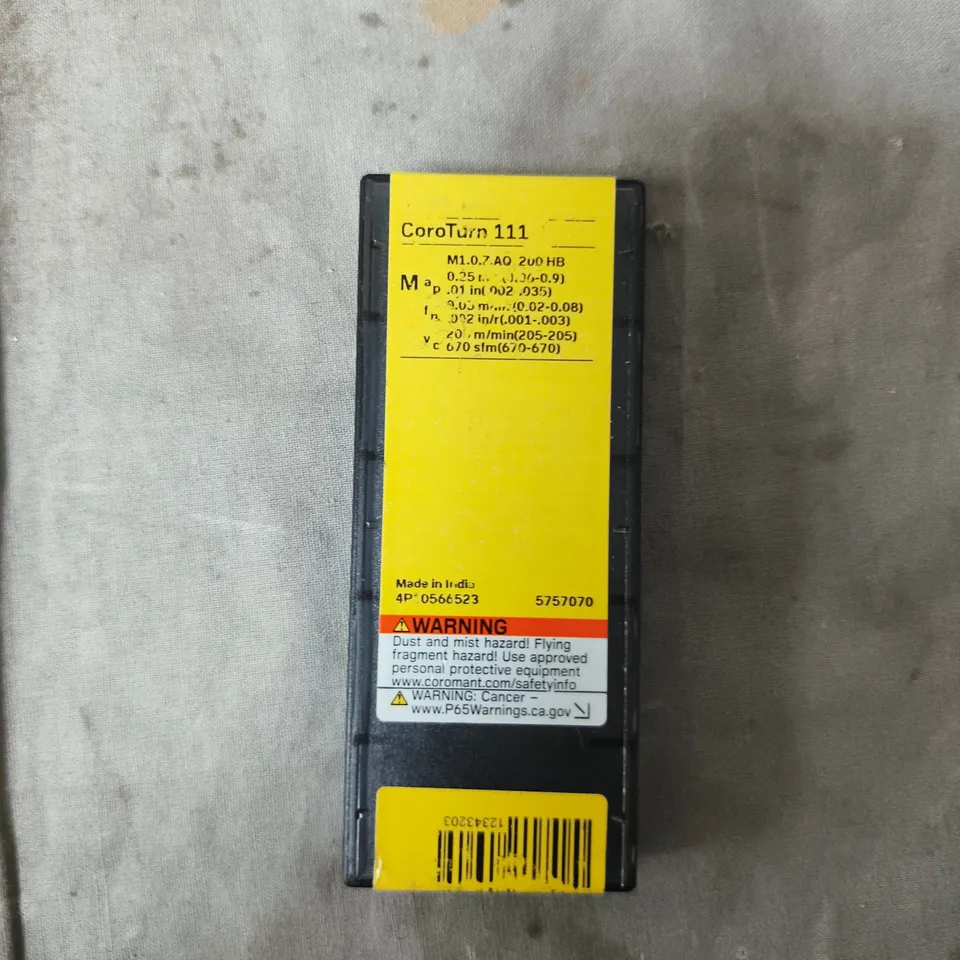 SANDVIK COROMANT COROTURN 111 TURNING INSERTS – BOXED