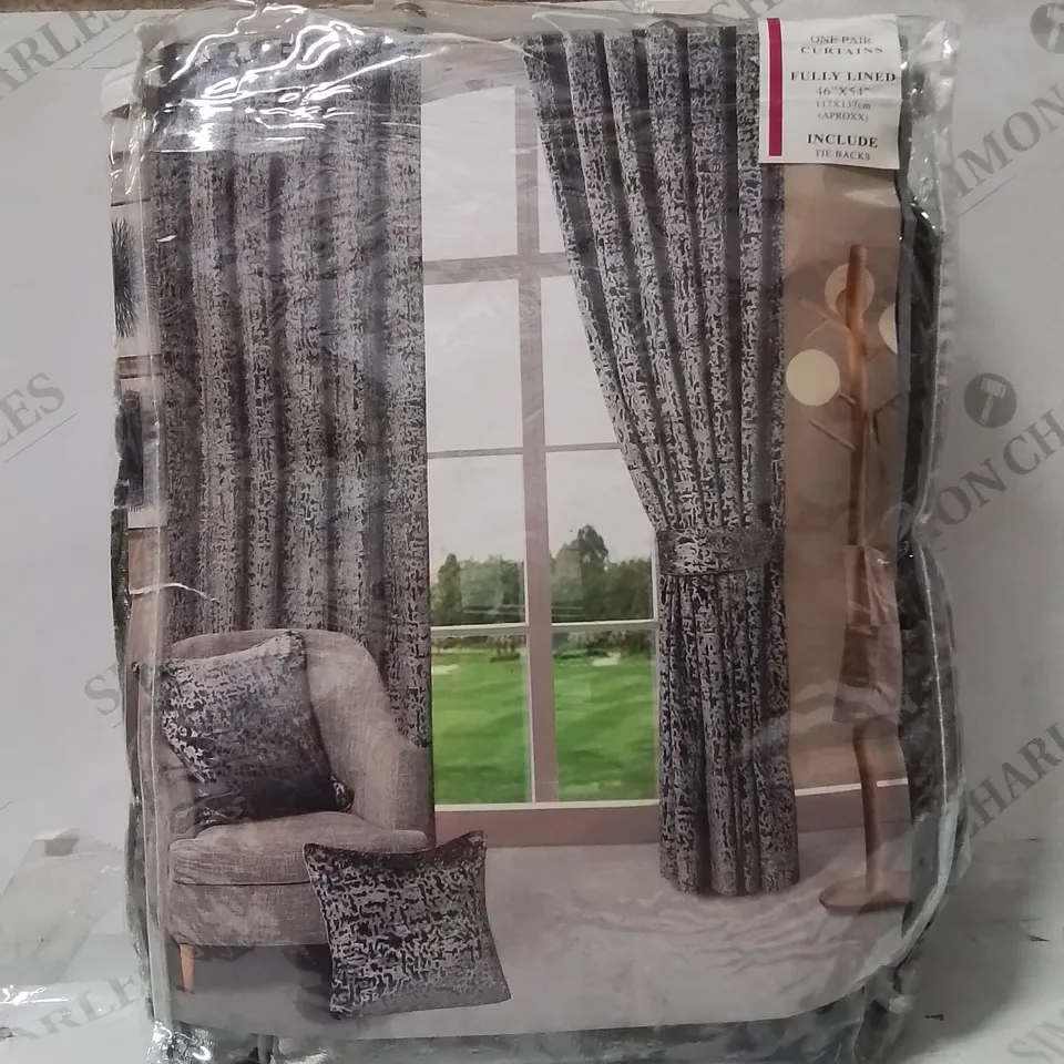 BAGGED FULLY LINED 46×54" VELVET CURTAINS 