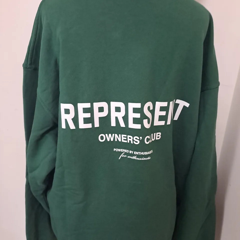 REPRESENT OWNERS CLUB HOODIE SIZE L