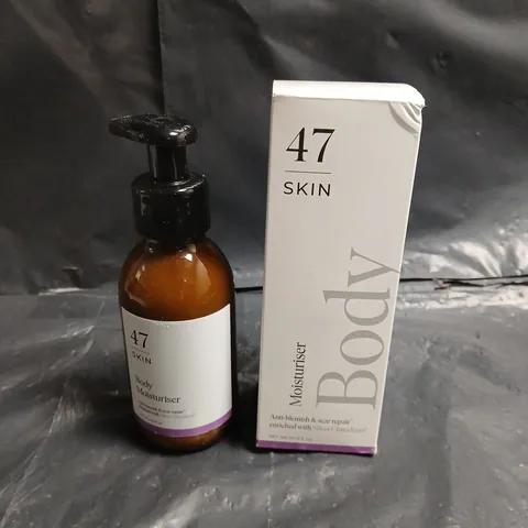 47 SKIN BODY MOISTURISER – PUMP BOTTLE WITH BOX, 150ML