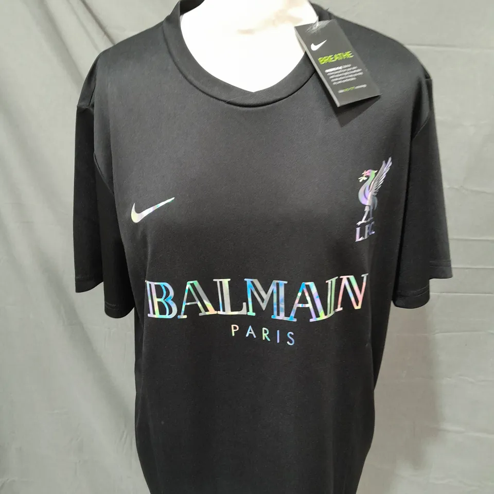 LIVERPOOL FC 2024 BALMAIN SPECIAL EDITION SHIRT SIZE L