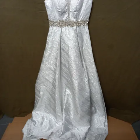 TOLO EVENING DRESS IN SILVER - 8