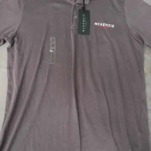 MCKENZIE POLO TOP IN GREY SIZE SMALL