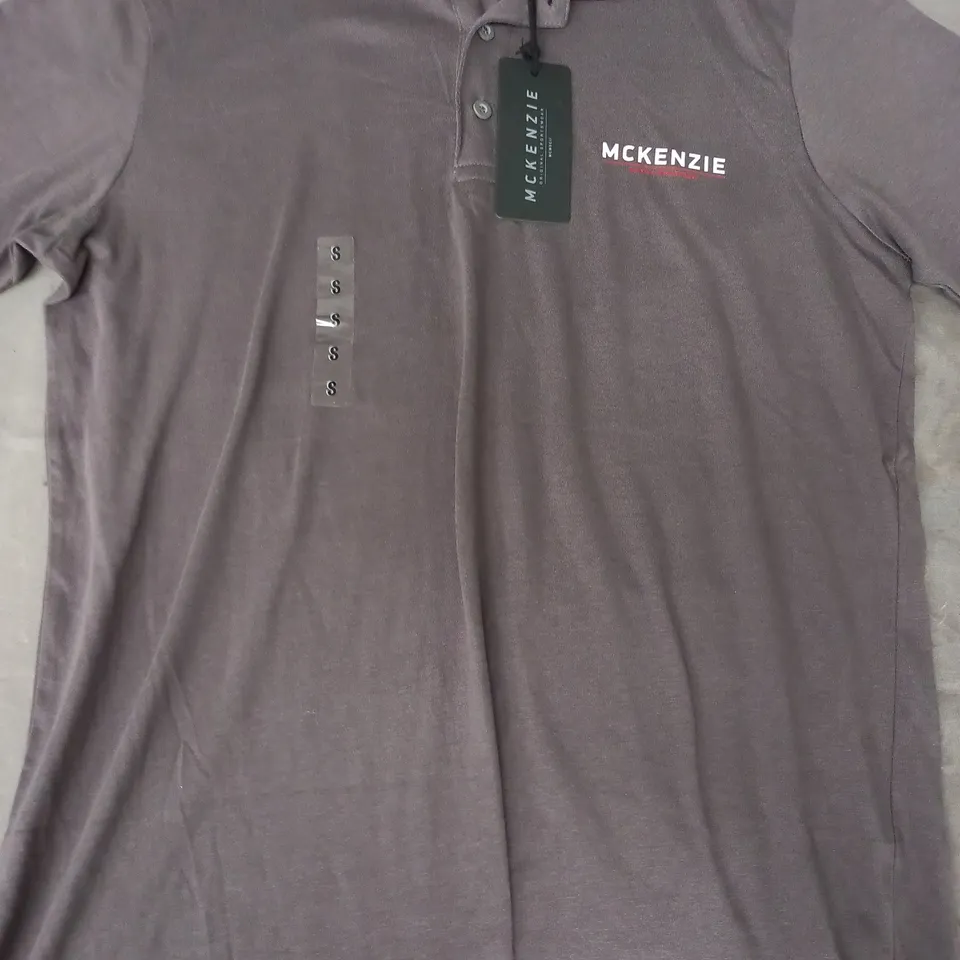 MCKENZIE POLO TOP IN GREY SIZE SMALL