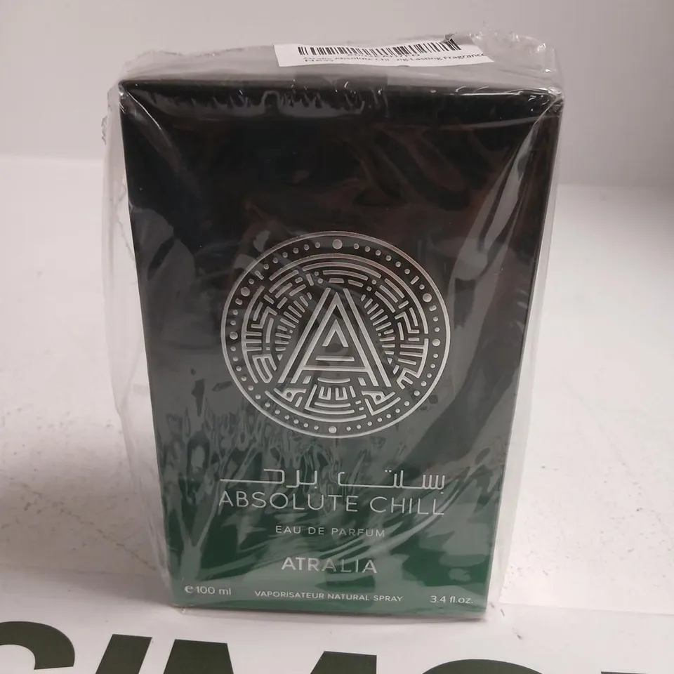 BOXED AND SEALED ABSOLUTE CHILL ATRALIA EAU DE PARFUM 100ML