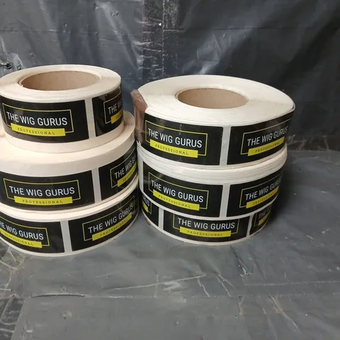 LOT OF 6 ROLLS OF THE WIG GURUS TAPE