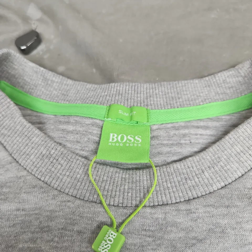 HUGO BOSS GREY JUMPER SLIM FIT XL